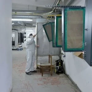 A variety of metal products with durable and vibrant powder coatings